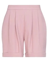 Hebe Studio Woman Shorts & Bermuda Shorts Pink Size 8 Polyester