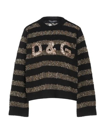 Dolce & Gabbana Sweaters In Black