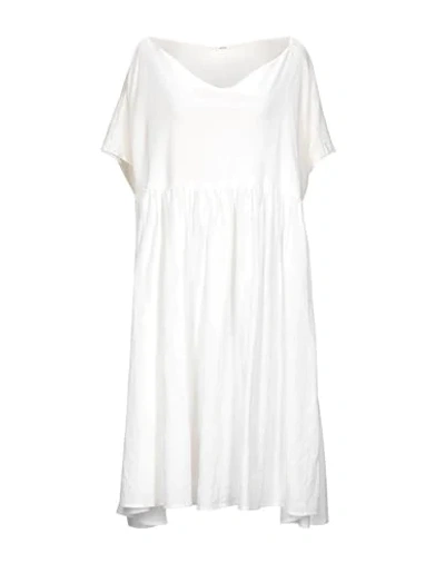 A.b  Apuntob Knee-length Dresses In White