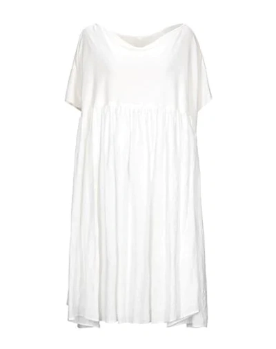 A.b  Apuntob Midi Dresses In Ivory