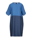 Rossopuro Midi Dresses In Blue