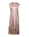 Acne Studios Midi Dresses In Sand