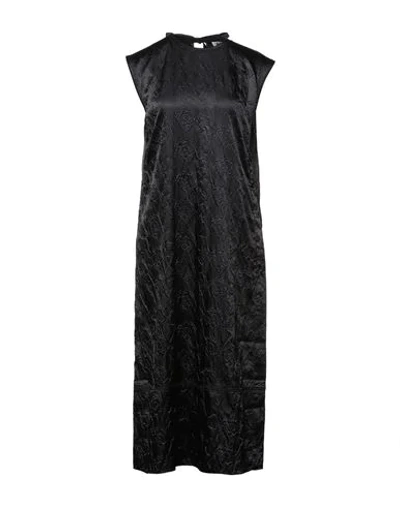 Acne Studios Midi Dresses In Black