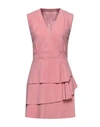 Drome Short Dresses In Pink