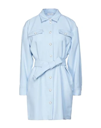 Sandro Short Dresses In Sky Blue