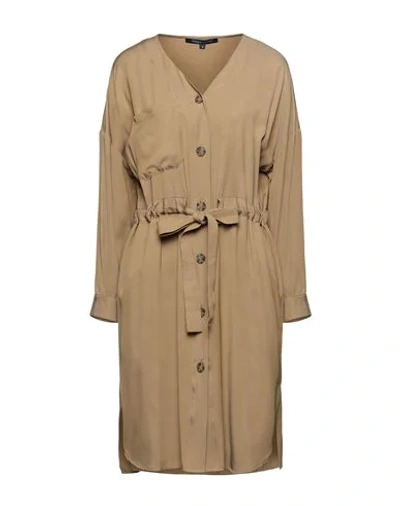 French Connection Midi Dresses In Khaki
