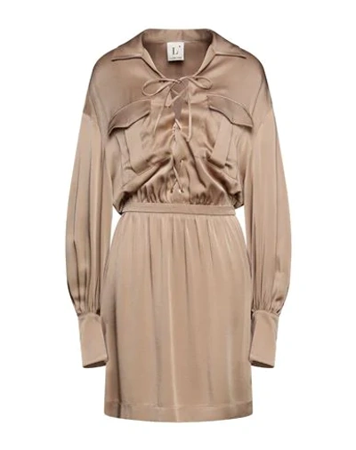 L'autre Chose Knee-length Dresses In Beige