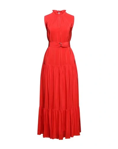 open lace back dress M Missoni Red Midi Dress