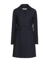 Herno Overcoats In Dark Blue