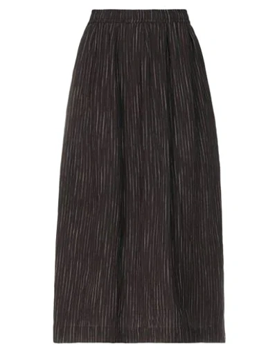 Bsbee Midi Skirts In Dark Brown