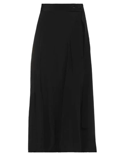 Acne Studios Midi Skirts In Black