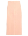 Herve Leger Midi Skirts In Light Pink