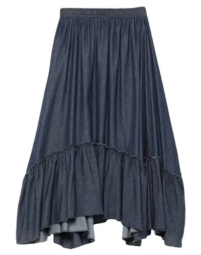 Alessandra Chamonix Denim Skirts In Blue