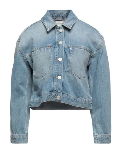 French Connection Palmira Denim Cropped Jacket-blues