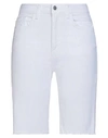 Jucca Denim Shorts In White