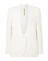 PETAR PETROV PETAR PETROV WOMAN BLAZER IVORY SIZE 6 VISCOSE, SILK,49629885QQ 6