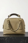 CHLOÉ DARIA MEDIUM TEXTURED AND SMOOTH LEATHER TOTE