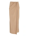 ANDAMANE GABRIELLE JERSEY MAXI WRAP SKIRT,060081806618