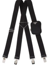 Prada Triangle-logo Braces In Black