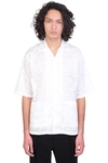 NEEDLES SHIRT IN WHITE COTTON,IN168