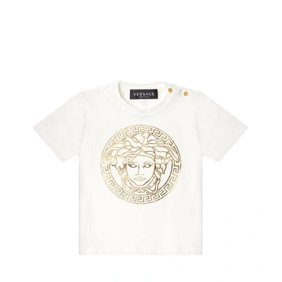 Young Versace Kids' T-shirt In Bianco