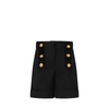 Alberta Ferretti Junior Shorts Neri Bambina In Nero