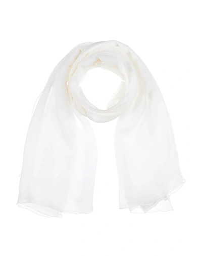 Alberta Ferretti Scarves In White
