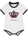 DOLCE & GABBANA LOGO-PRINT SHORT-SLEEVE BODY