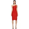 GIVENCHY RED SPIRAL CHAIN DRESS