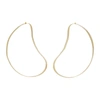 Y/PROJECT GOLD MAXI BEAN EARRINGS