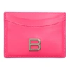 BALENCIAGA PINK HOURGLASS CARD HOLDER