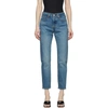 LEVI'S BLUE WEDGIE ICON JEANS