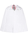 THOM BROWNE GOOSE DOWN PADDED CAPE