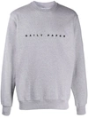 DAILY PAPER LOGO-EMBROIDERED SWEATSHIRT