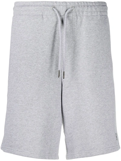 Daily Paper Logo-embroidered Track Shorts In Grey