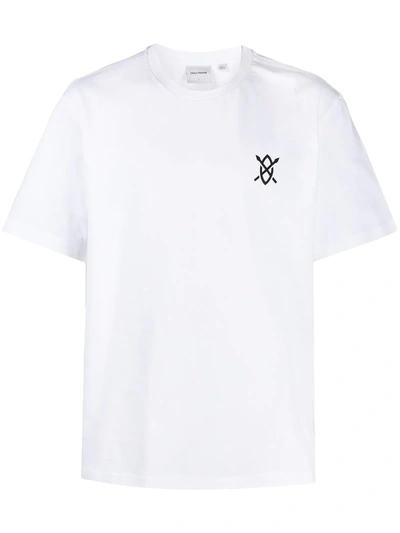 Daily Paper Pamlee Brand-print Cotton-jersey T-shirt In White