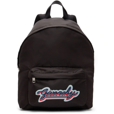 Givenchy Urban Logo-print Canvas Backpack In Black