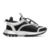 GIVENCHY BLACK & SILVER SPECTRE CAGE RUNNER SNEAKERS