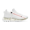 GIVENCHY WHITE & RED SPECTRE LOW RUNNER SNEAKERS