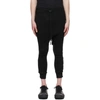 Boris Bidjan Saberi Black Long John Lounge Pants In Black