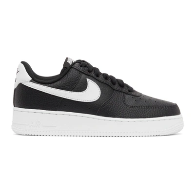 Nike Air Force 1'07 Sneakers In Black And White