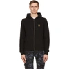 Belstaff Black French Terry Zip Hoodie In 90000 Black
