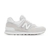 New Balance Grey & White 574 Core Sneakers In Grey