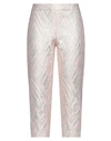 Moschino Cropped Pants In Light Pink
