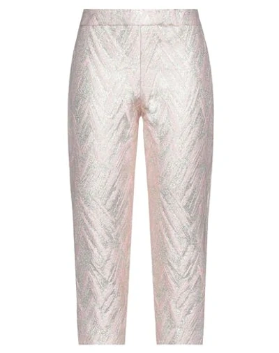 Moschino Cropped Pants In Light Pink