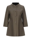 Herno Overcoats In Dark Green