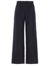 P.a.r.o.s.h High-rise Wide-leg Trousers In Blue