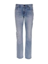 SAINT LAURENT SKINNY JEANS IN 80'S VINTAGE BLUE