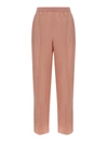 AGNONA LINEN TROUSERS IN PINK