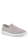 White Mountain Footwear Courage Slip-on Sneaker In Taupe/fabric